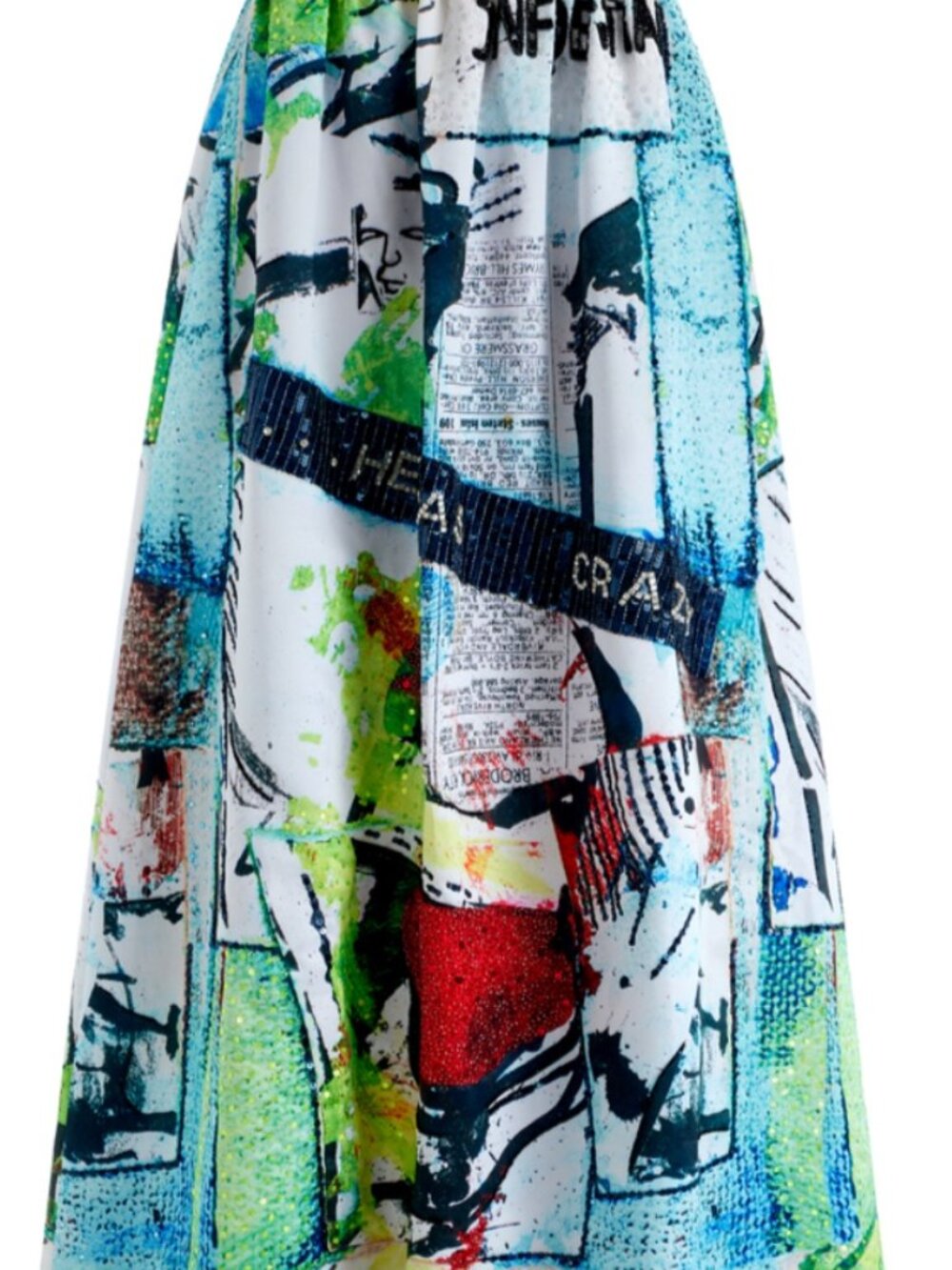 Alice and Olivia BASQUIAT TINA EMBELLISHED MAXI SKIRT - Picture 3 of 6